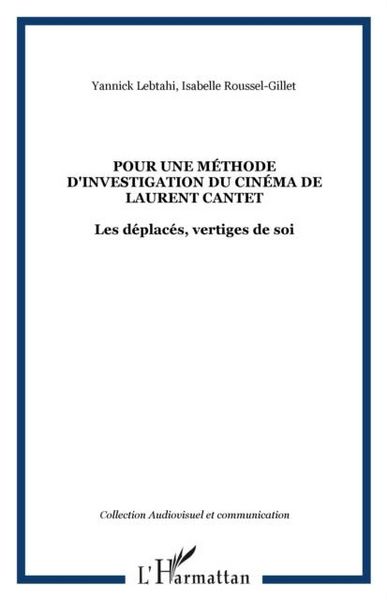 Produktbild: Pour une methode d'investigation du cinema de Laurent Cantet