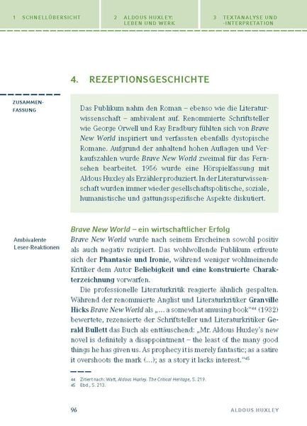 Brave New World - Schöne neue Welt von Aldous Huxley.