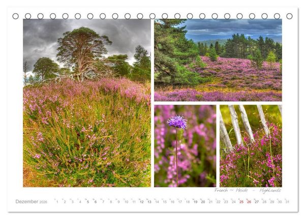Produktbild: Sehnsucht Schottland (Tischkalender 2026 DIN A5 quer), CALVENDO Monatskalender