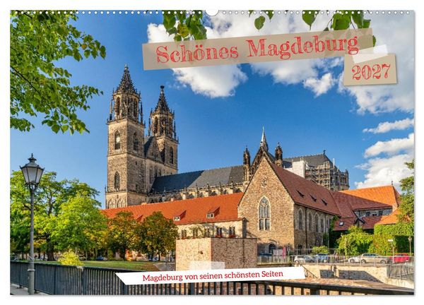 Produktbild: Sch&ouml;nes Magdeburg (Wandkalender 2027 DIN A2 quer), CALVENDO Monatskalender