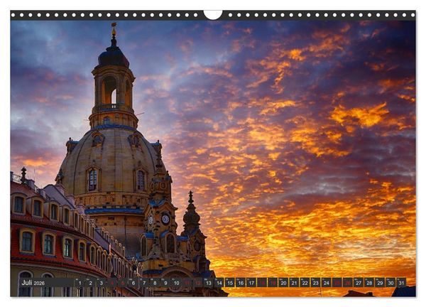 Produktbild: Dresden - Die Frauenkirche (Wandkalender 2026 DIN A3 quer), CALVENDO Monatskalender
