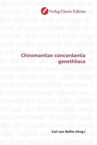 Produktbild: Chiromantiae concordantia genethliaca