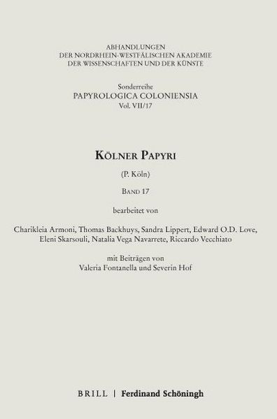 Produktbild: K&ouml;lner Papyri