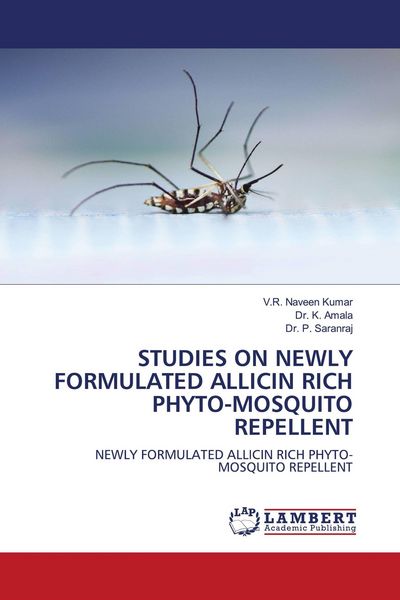 Produktbild: STUDIES ON NEWLY FORMULATED ALLICIN RICH PHYTO-MOSQUITO REPELLENT