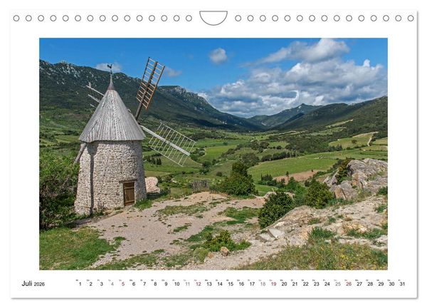 Produktbild: Okzitanien - Katharerland (Wandkalender 2026 DIN A4 quer), CALVENDO Monatskalender
