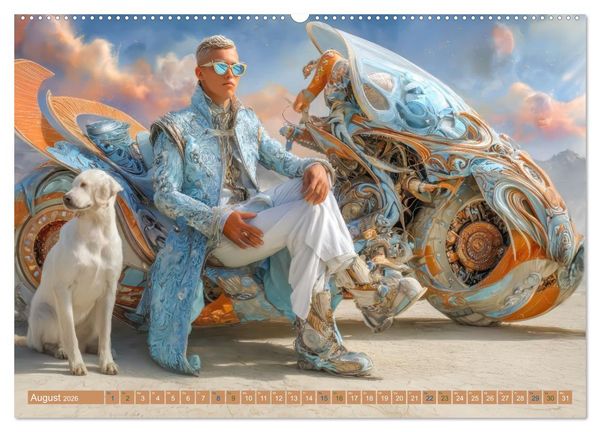 Produktbild: Verr&uuml;ckte Vehicles &ndash; Erfindungsgeist pur (hochwertiger Premium Wandkalender 2026 DIN A2 quer), Kunstdruck in Hochglanz