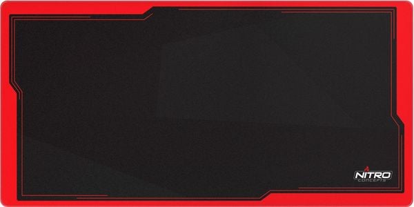 Nitro Concepts DM12 Inferno Deskmat [1200 x 600 mm] - black/red