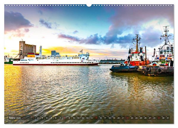 Produktbild: EMDEN Atemberaubende Momente am Wasser (Wandkalender 2026 DIN A2 quer), CALVENDO Monatskalender