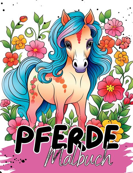 Produktbild: Malbuch Pferde