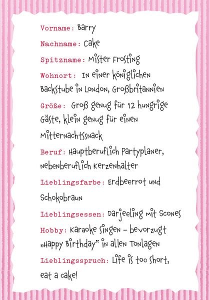 Produktbild: Amusing Lovables H&auml;kelset Barry Cake