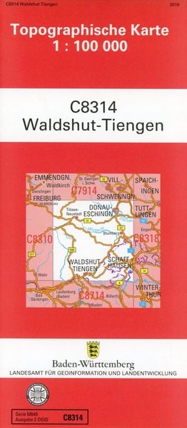 Produktbild: Waldshut-Tiengen 1:100 000