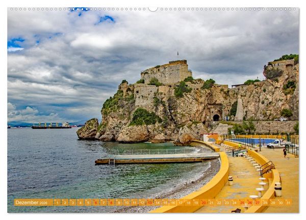 Produktbild: Ein Herz f&uuml;r Gibraltar (hochwertiger Premium Wandkalender 2026 DIN A2 quer), Kunstdruck in Hochglanz