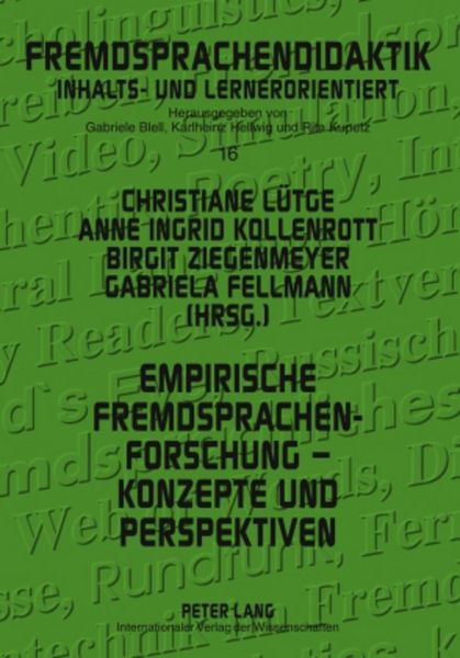 Produktbild: Empirische Fremdsprachenforschung &ndash; Konzepte und Perspektiven