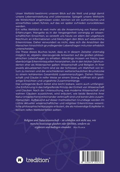 Produktbild: Eckpfeiler einer reifen Weltsicht