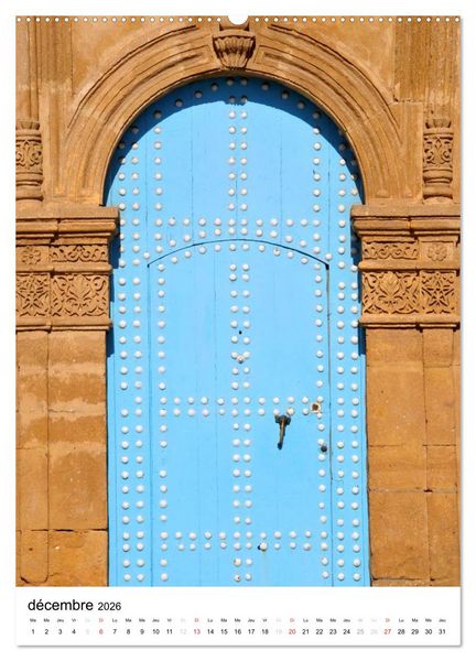 Produktbild: Portes du Maroc (Calendrier mural 2026 DIN A2 horizontal) calendrier de bureau