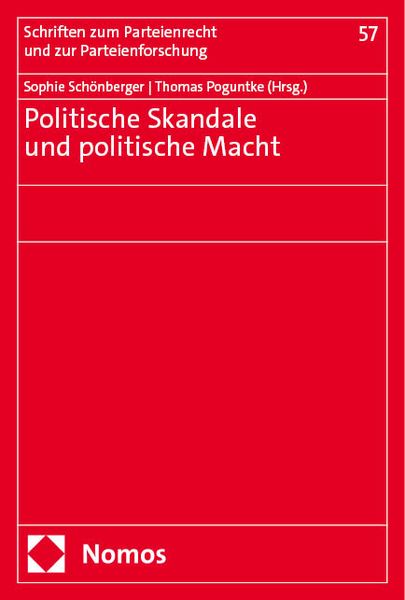Produktbild: Politische Skandale und politische Macht