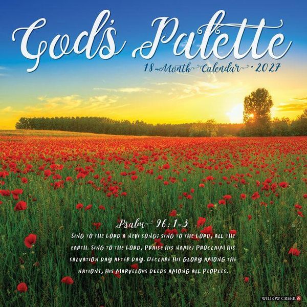 Produktbild: God's Palette 2027 12 X 12 Wall Calendar
