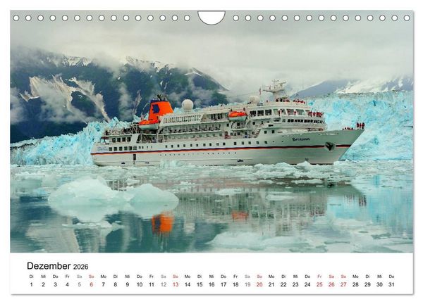 Produktbild: Expeditions-Kreuzfahrten MS BREMEN und MS HANSEATIC (Wandkalender 2026 DIN A4 quer), CALVENDO Monatskalender
