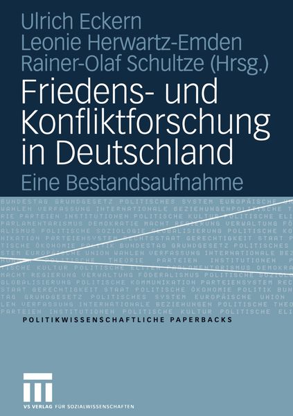 Produktbild: Friedens- und Konfliktforschung in Deutschland