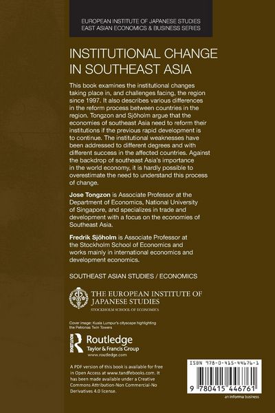 Produktbild: Institutional Change in Southeast Asia