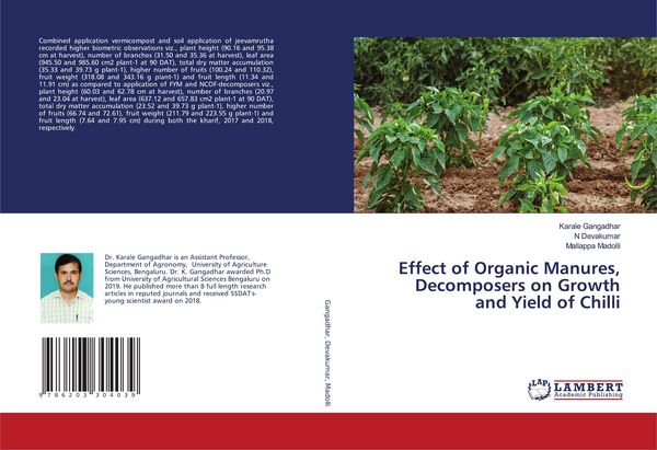 Produktbild: Effect of Organic Manures, Decomposers on Growth and Yield of Chilli