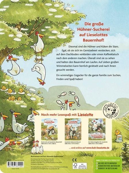 Produktbild: Lieselotte: H&uuml;hner, H&uuml;hner &uuml;berall!