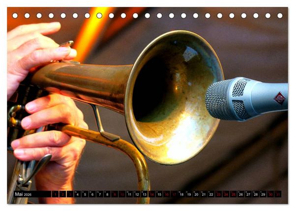 Produktbild: Jazz pur (Tischkalender 2026 DIN A5 quer), CALVENDO Monatskalender