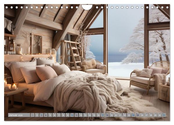 Produktbild: Strandhausidylle (Wandkalender 2026 DIN A4 quer), CALVENDO Monatskalender