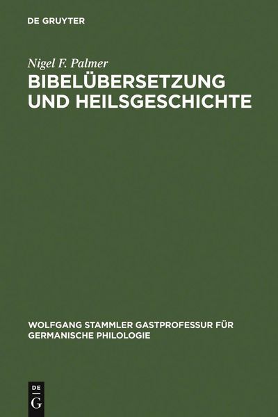 Produktbild: Bibel&uuml;bersetzung und Heilsgeschichte