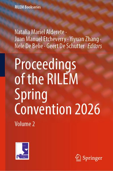 Produktbild: Proceedings of the RILEM Spring Convention 2026