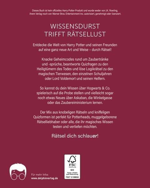 Produktbild: Potterversum I Wissen in R&auml;tseln