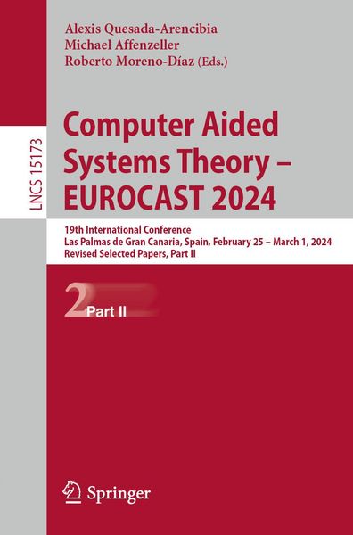 Produktbild: Computer Aided Systems Theory - EUROCAST 2024