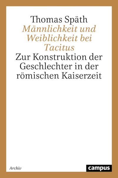 Produktbild: M&auml;nnlichkeit und Weiblichkeit bei Tacitus