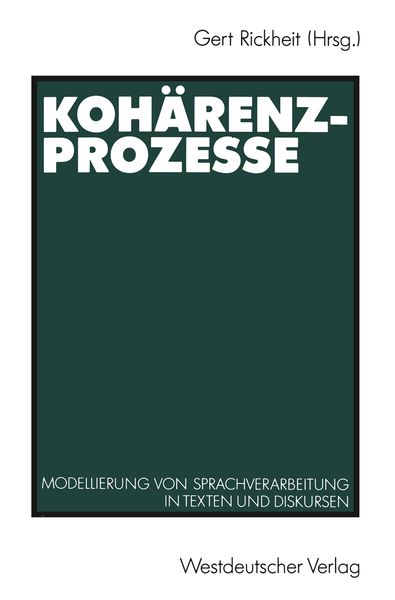 Produktbild: Koh&auml;renzprozesse