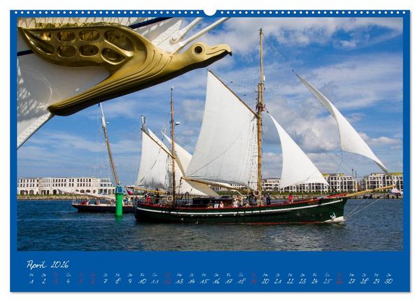 Produktbild: Unter Segeln (Wandkalender 2026 DIN A2 quer), CALVENDO Monatskalender