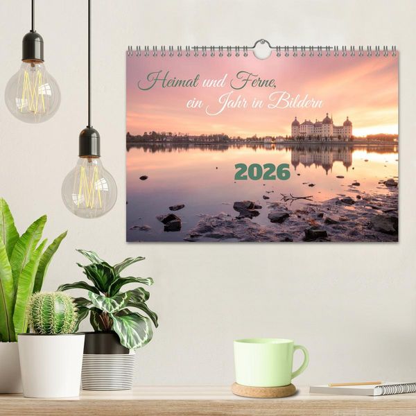 Produktbild: Heimat und Ferne, ein Jahr in Bildern (Wandkalender 2026 DIN A4 quer), CALVENDO Monatskalender