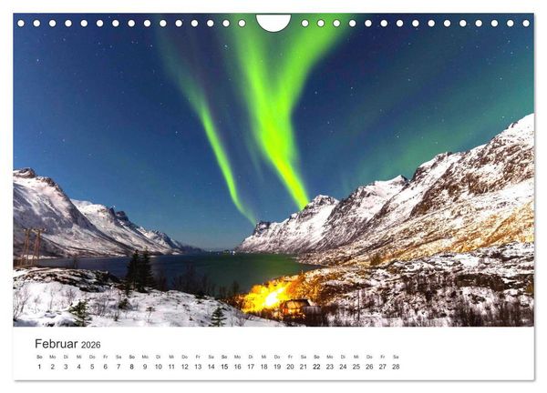 Produktbild: Nordlichter - ein beeindruckendes Schauspiel. (Wandkalender 2026 DIN A4 quer), CALVENDO Monatskalender