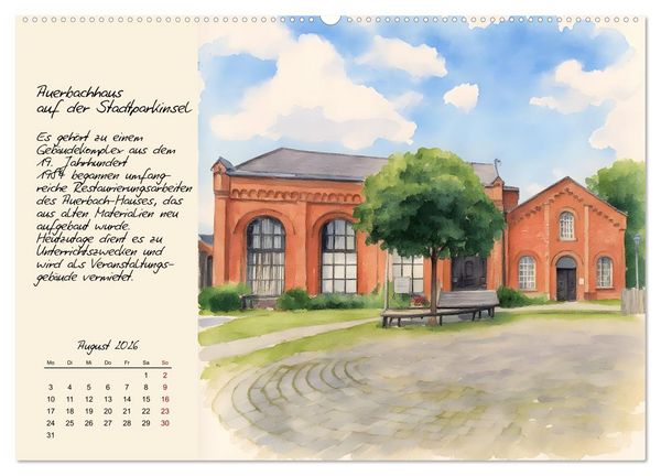 Produktbild: Rundgang durch Grevenbroich (hochwertiger Premium Wandkalender 2026 DIN A2 quer), Kunstdruck in Hochglanz