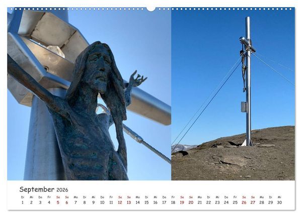 Produktbild: Bekannte und unbekannte S&uuml;dtiroler Gipfelkreuze im Detail (Wandkalender 2026 DIN A2 quer), CALVENDO Monatskalender