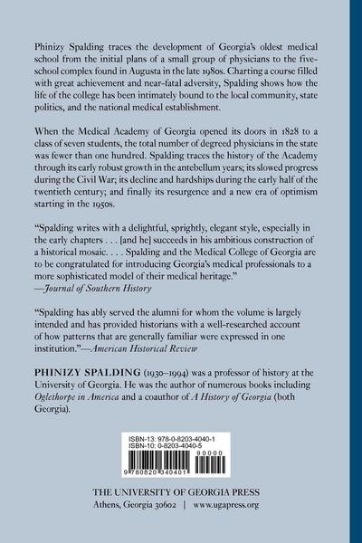 Produktbild: The History of the Medical College of Georgia