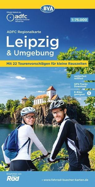 Produktbild: BVA ADFC Regionalkarte Leipzig und Umgebung 1:75.000