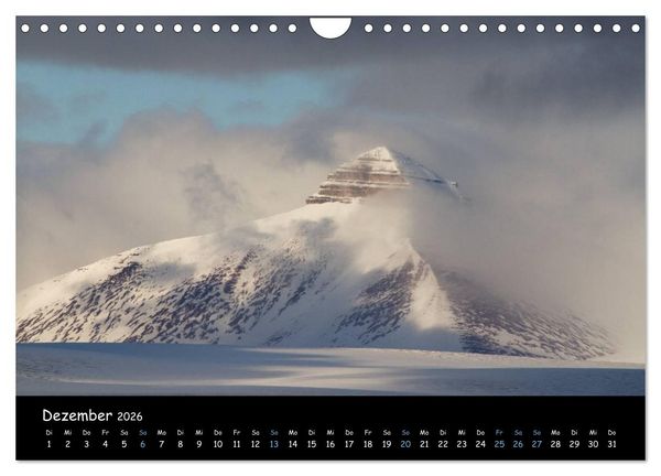 Produktbild: Spitzbergen (Wandkalender 2026 DIN A4 quer), CALVENDO Monatskalender