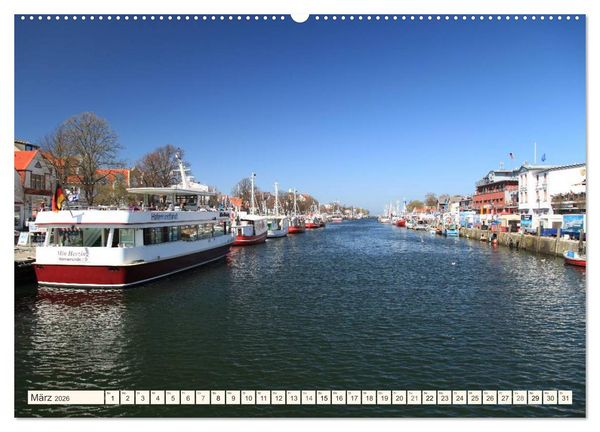 Produktbild: Seebad Warnem&uuml;nde (hochwertiger Premium Wandkalender 2026 DIN A2 quer), Kunstdruck in Hochglanz