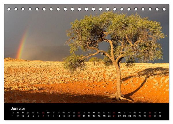 Produktbild: Lichterf&uuml;lltes Namibia (Tischkalender 2026 DIN A5 quer), CALVENDO Monatskalender