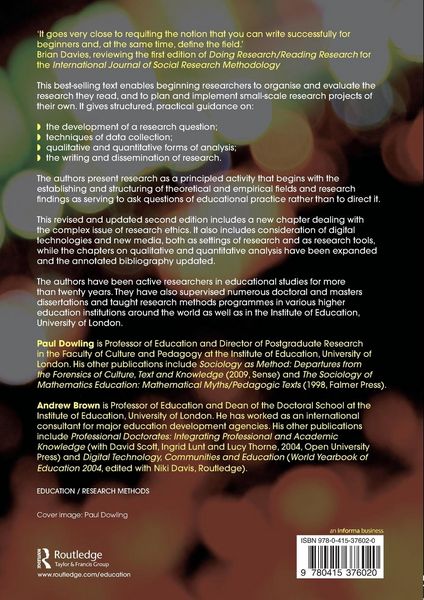 Produktbild: Doing Research/Reading Research