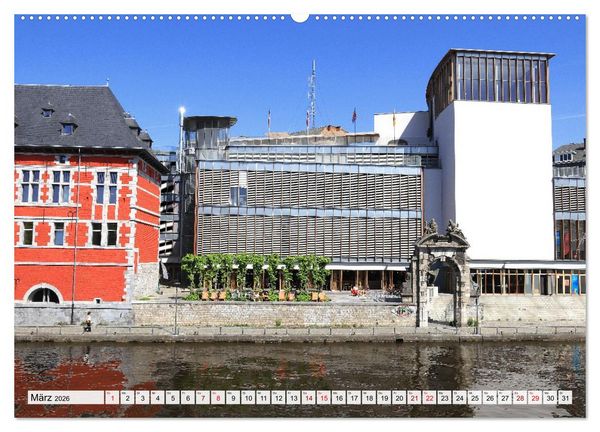 Produktbild: Malerisches Belgien - Stippvisiten in Verviers, Huy, Namur (Wandkalender 2026 DIN A2 quer), CALVENDO Monatskalender