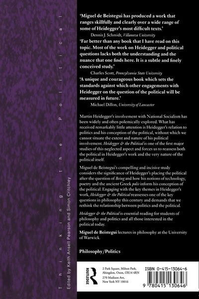 Produktbild: Heidegger and the Political