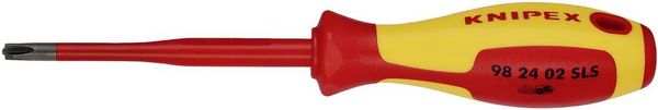 Produktbild: Knipex Knipex-Werk VDE Plus/minus-Schraubendreher Gr&ouml;&szlig;e (Schraubendreher) PH 2 Klingenl&auml;nge: 100 mm