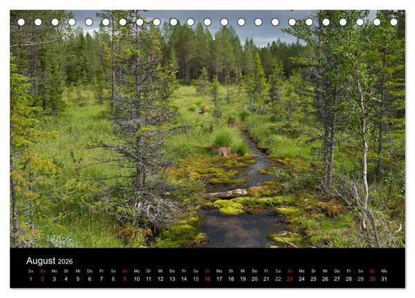 Produktbild: Schweden im Wechsel der Jahreszeiten (Tischkalender 2026 DIN A5 quer), CALVENDO Monatskalender