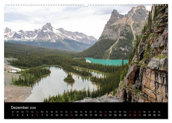 Produktbild: Kanadas Westen 2026 (Wandkalender 2026 DIN A2 quer), CALVENDO Monatskalender